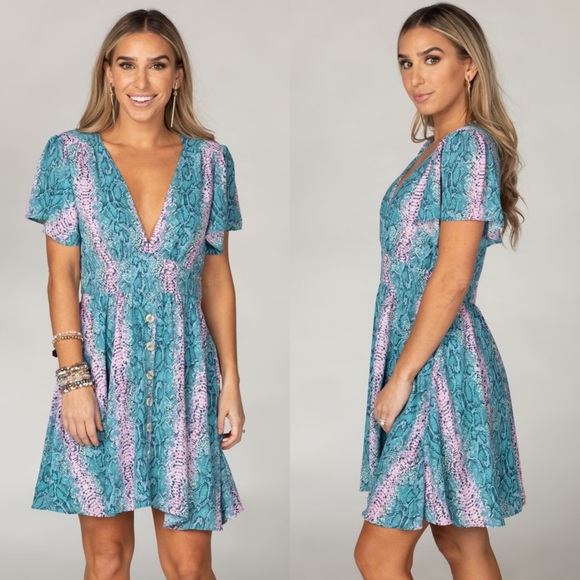 *1 LEFT* Cobra Queen Mini Dress - Picture 2 of 3